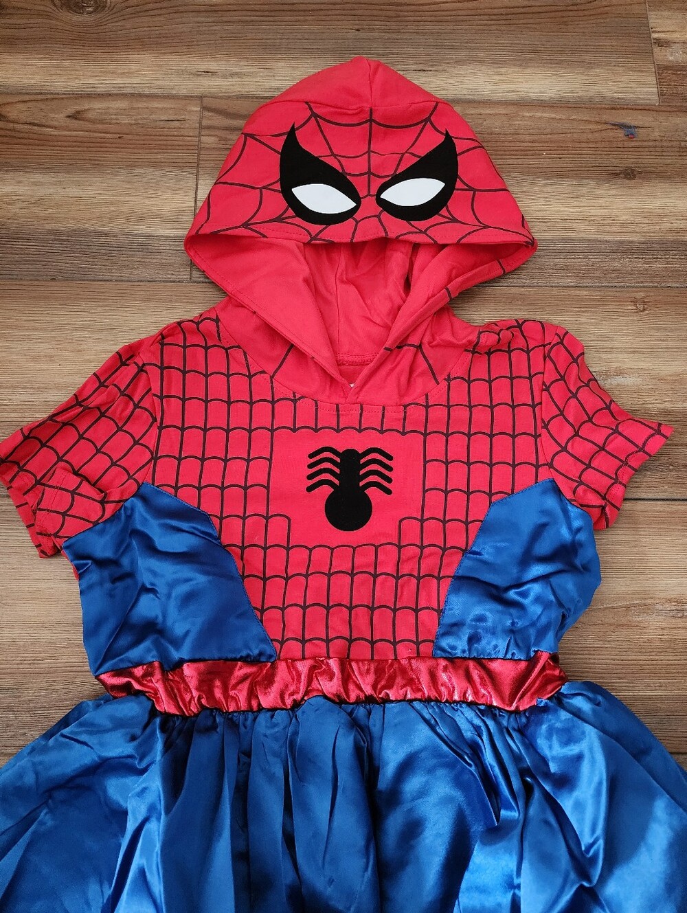 Girls Spiderman Dress XXL Costume Marvel NEW - Picture 3 of 10